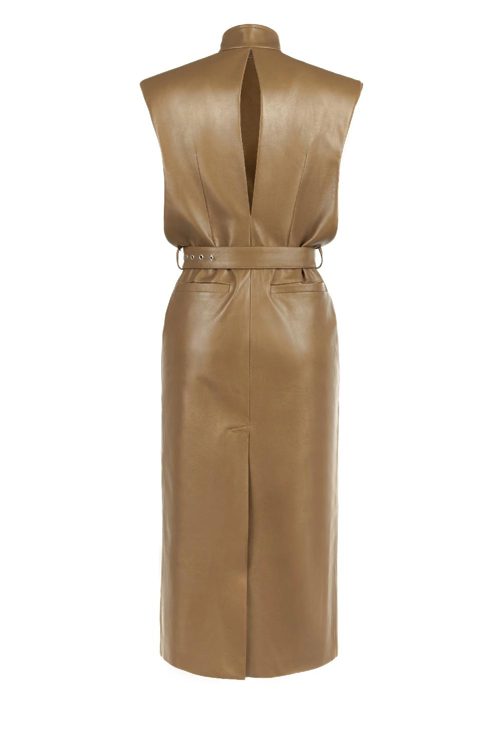 Situationist Amber Leather Coat