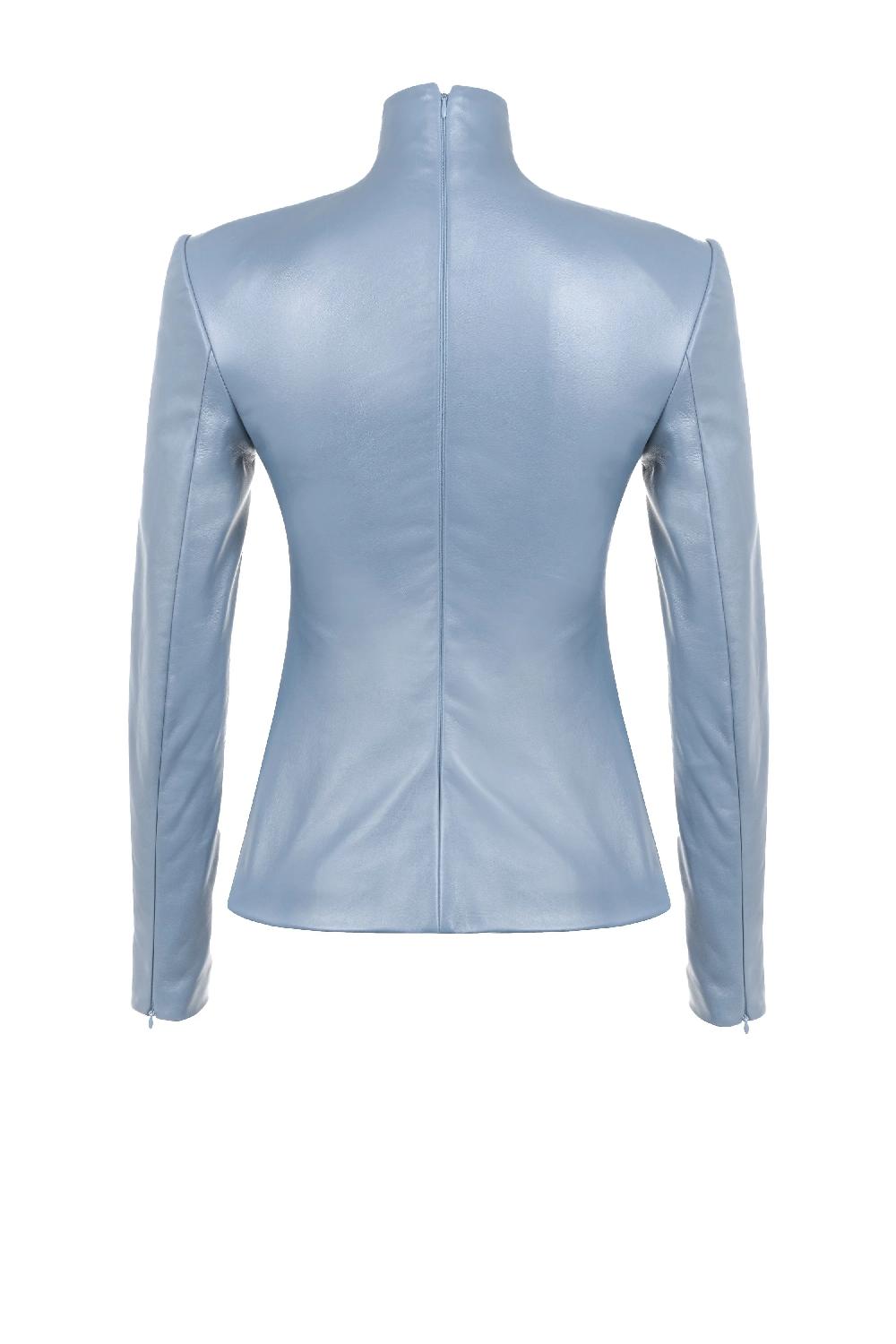 Situationist Baby Blue Molded Leather Top