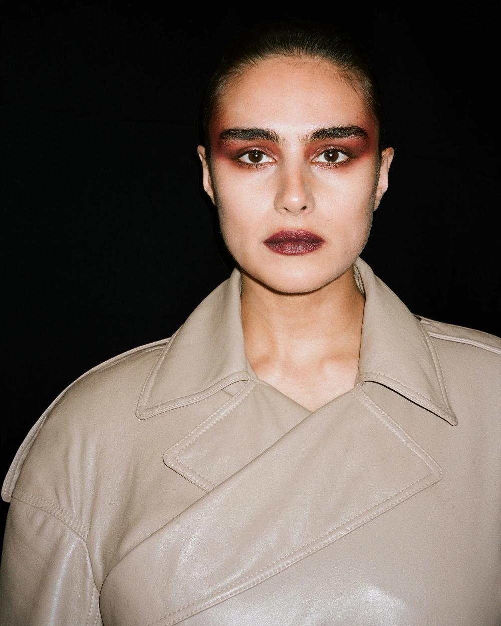 Situationist Beige 360 Leather Coat