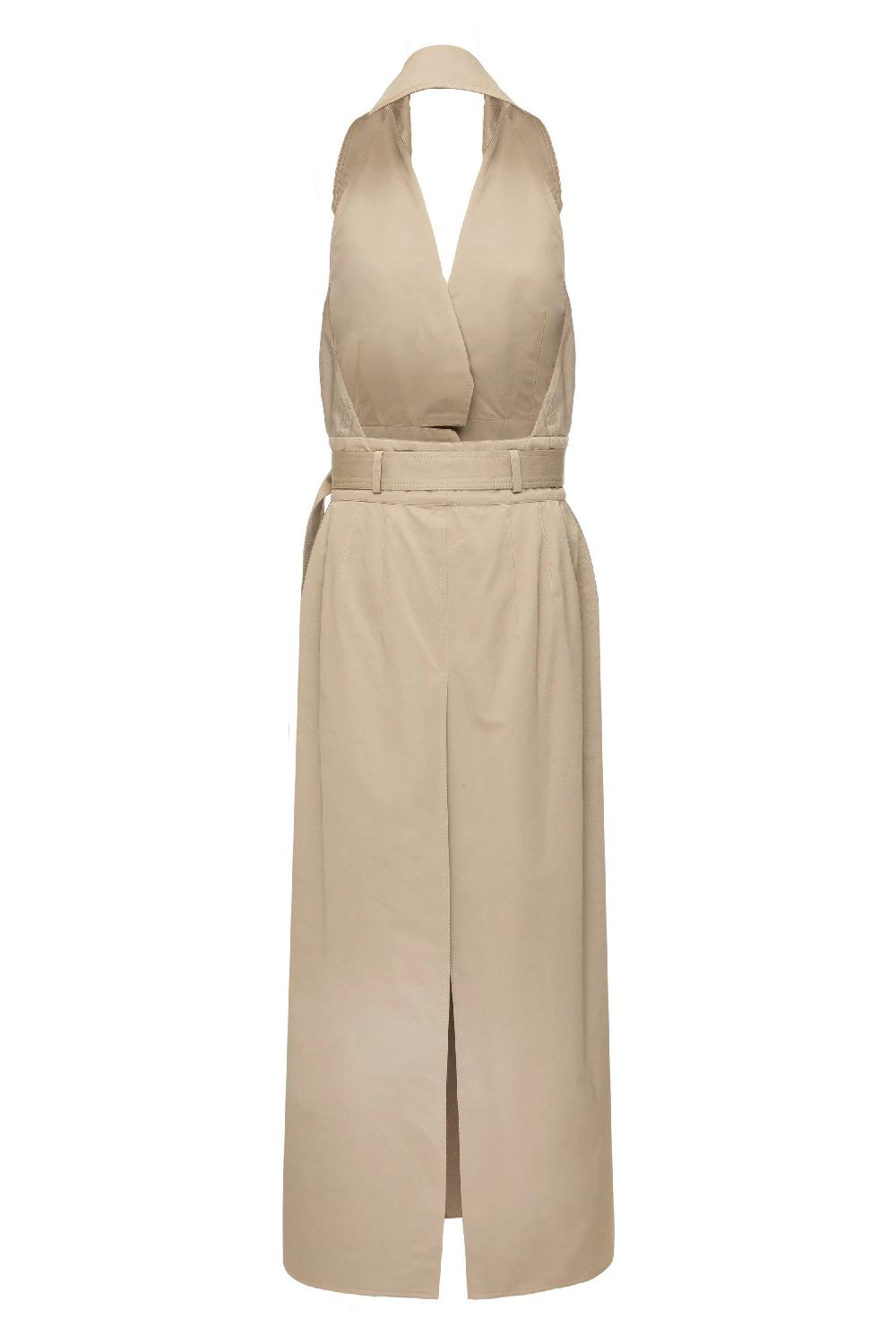 Situationist Beige Cotton Coat