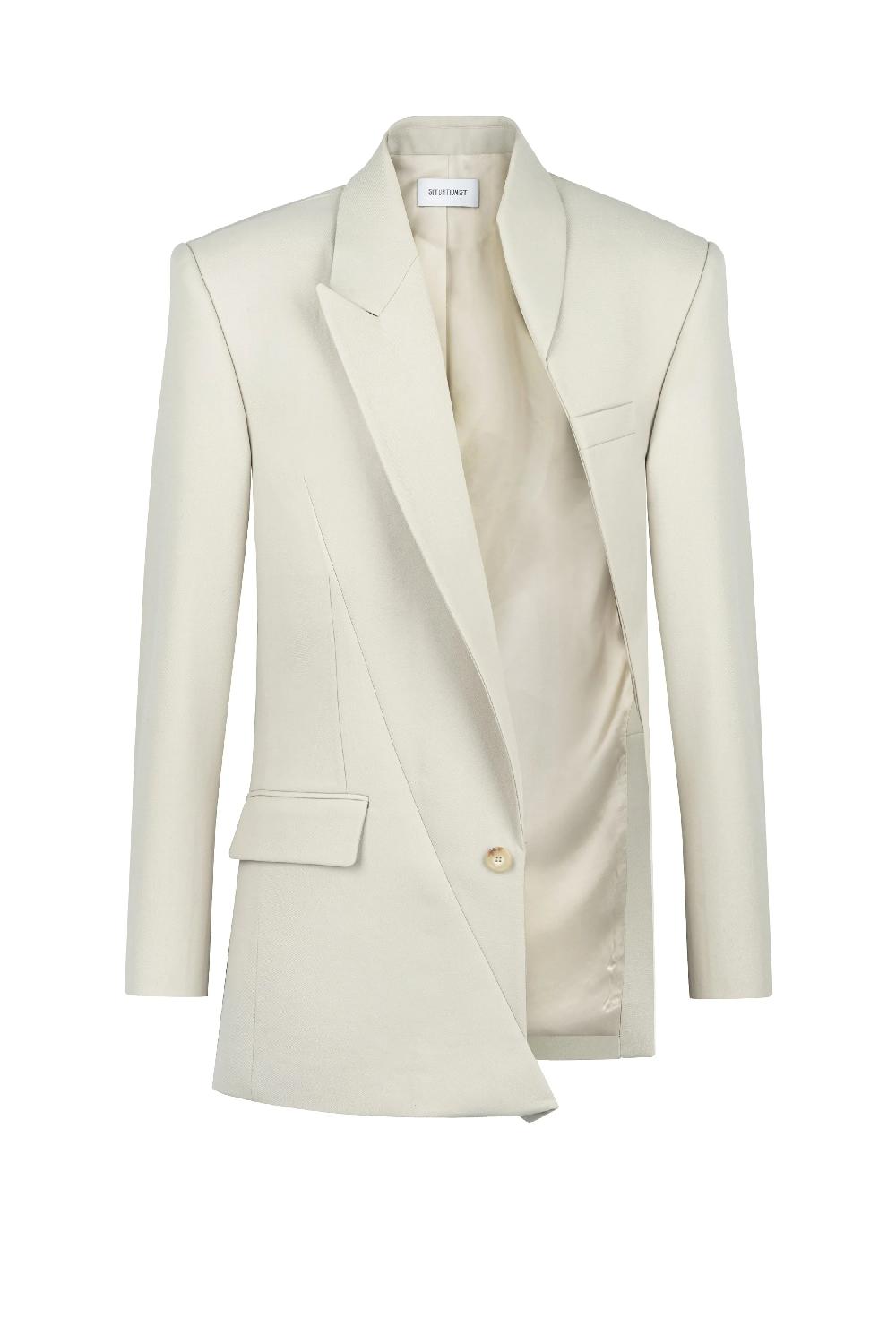 situationist Beige Wool Jacket