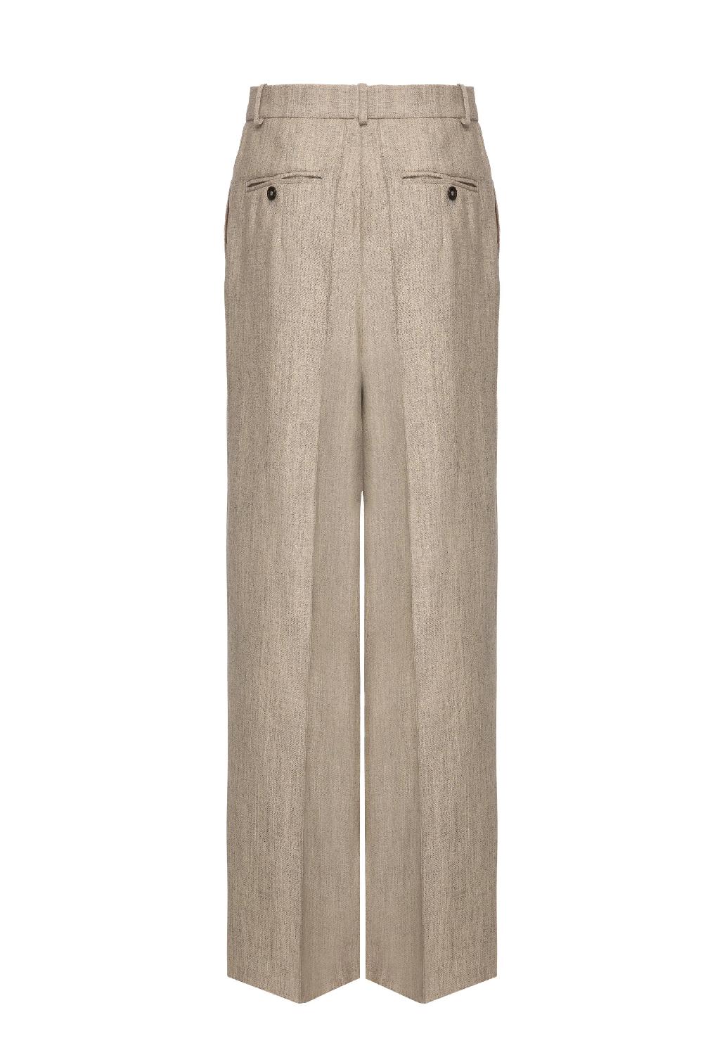 Situationist Beige Wool Pants