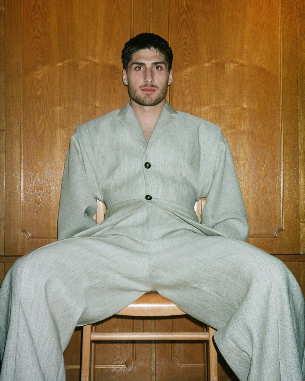 Situationist Beige Wool Pants