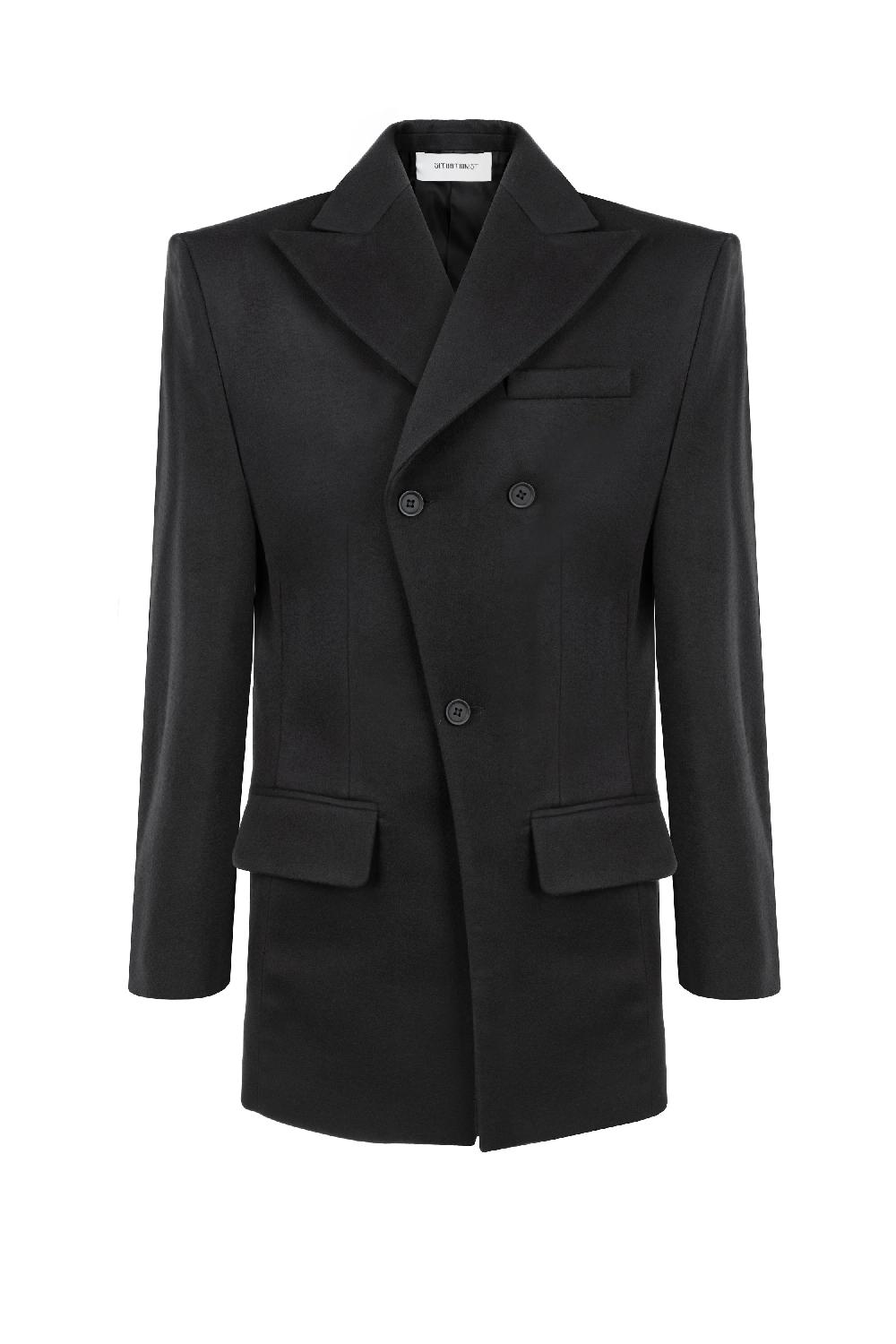 Situationist Black Cashmere Jacket