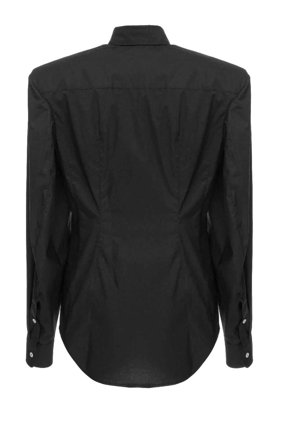 Situationist Black Cotton Shirt