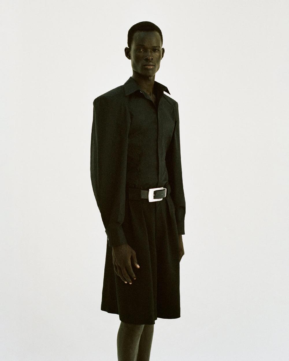 Situationist Black Cotton Shirt