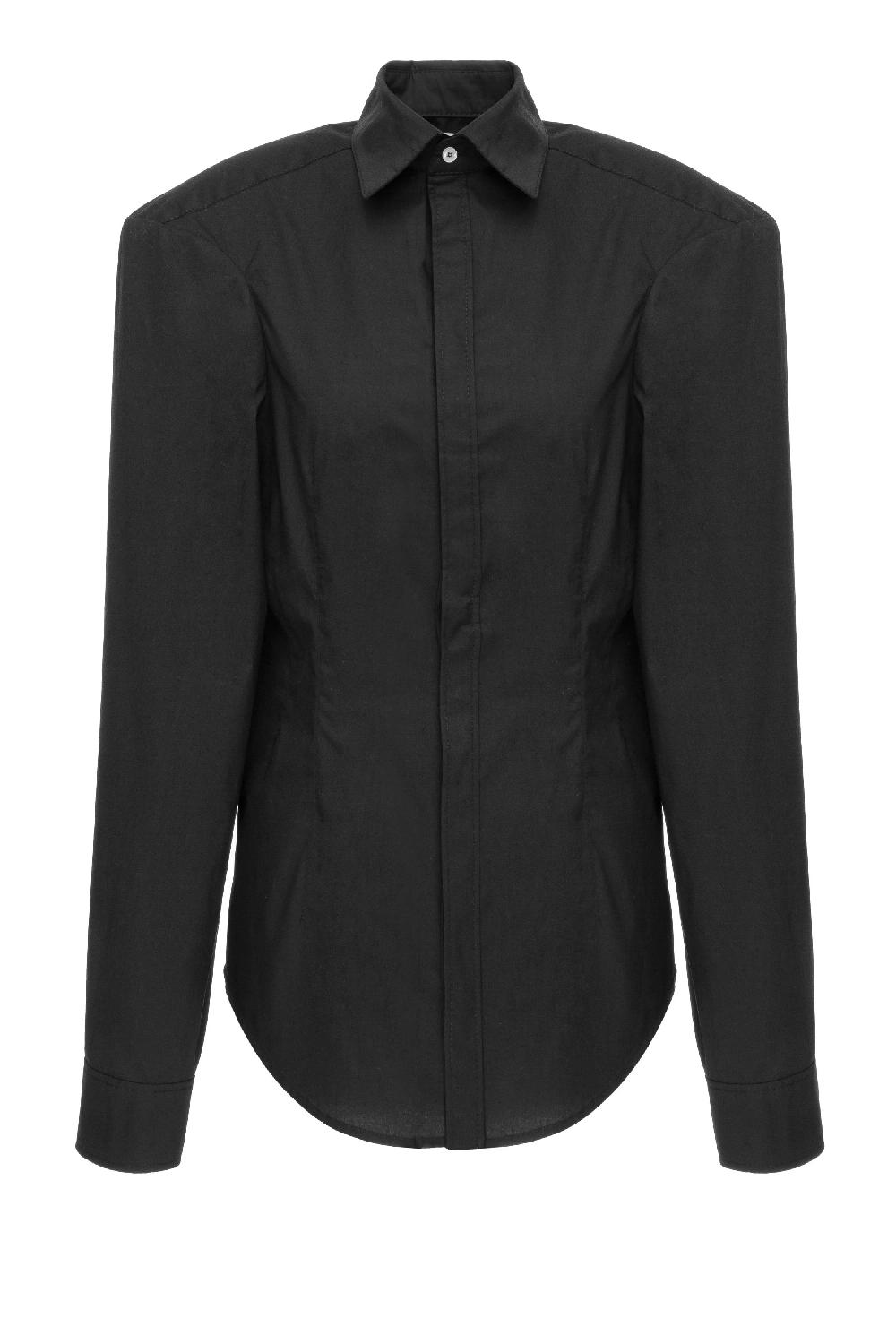 situationist Black Cotton Shirt