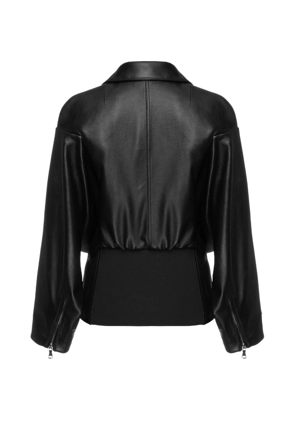 Situationist Black Leather Jacket