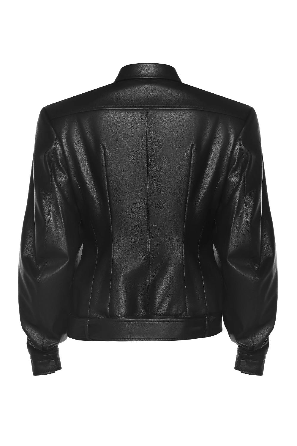 Situationist Black Leather Jacket