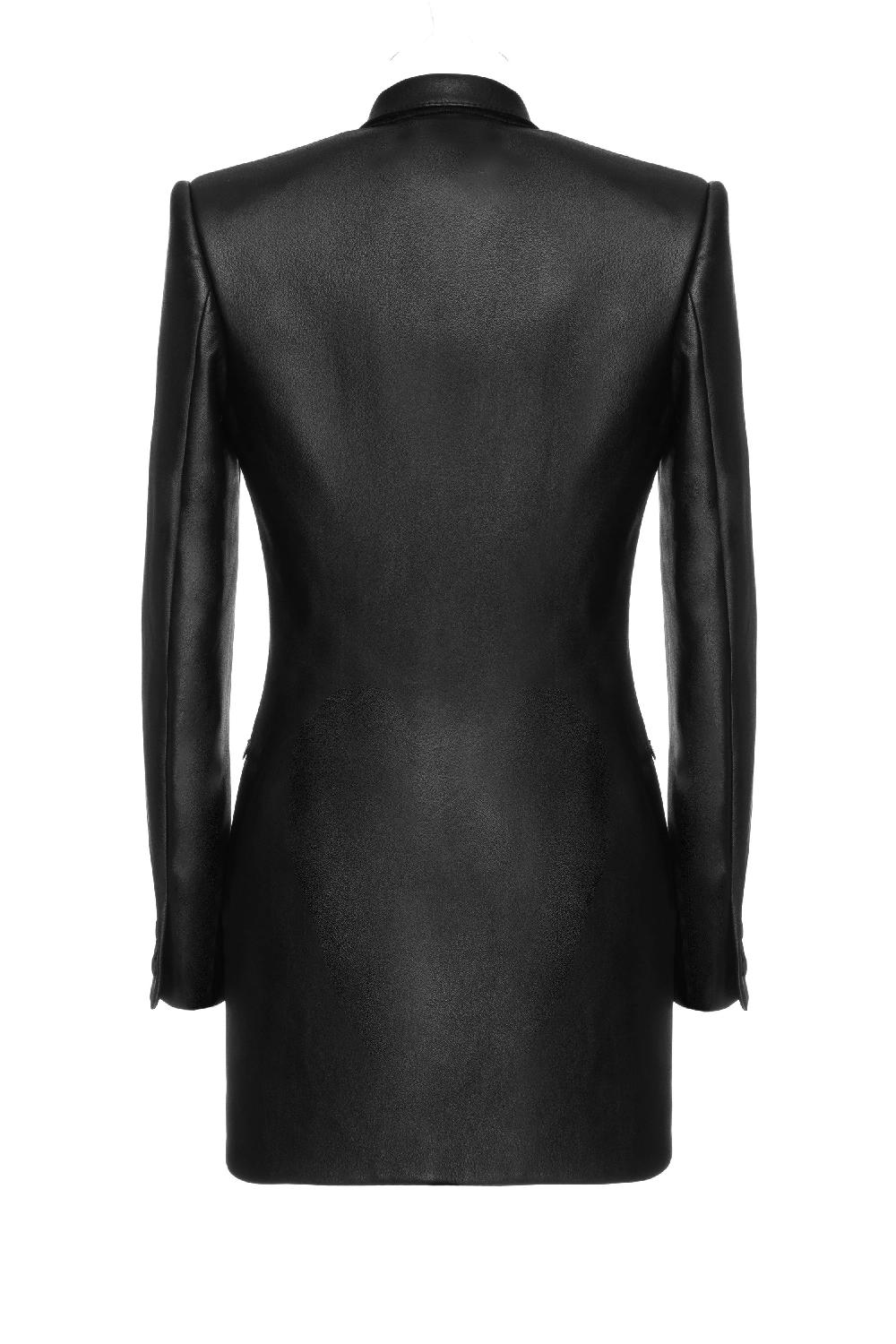Situationist Black Leather Jacket