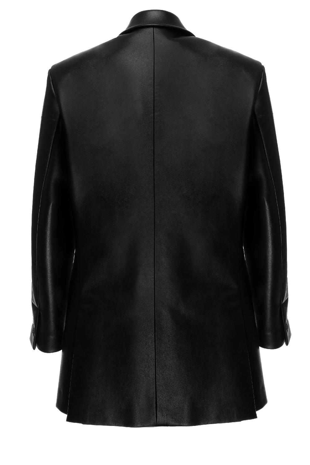 Situationist Black Leather Jacket