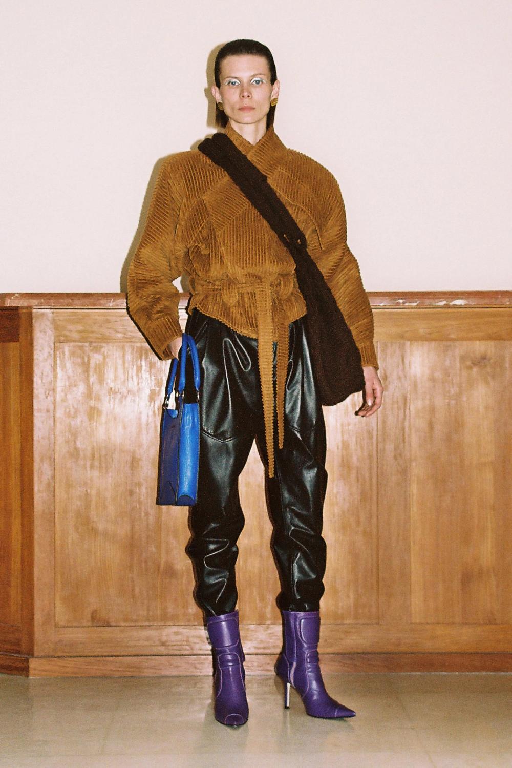 Situationist Black Leather Pants