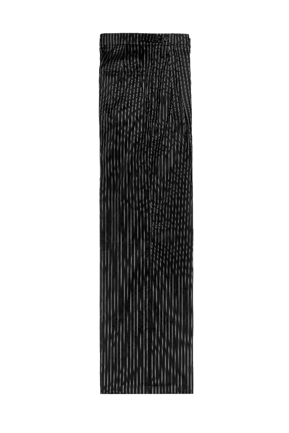 situationist Black Silk Pants