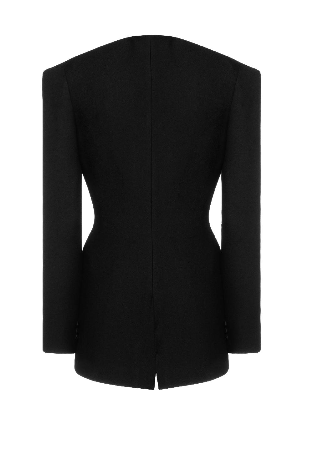Situationist Black Wool Jacket