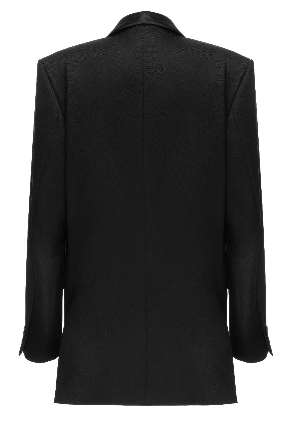 Situationist Black Wool Jacket