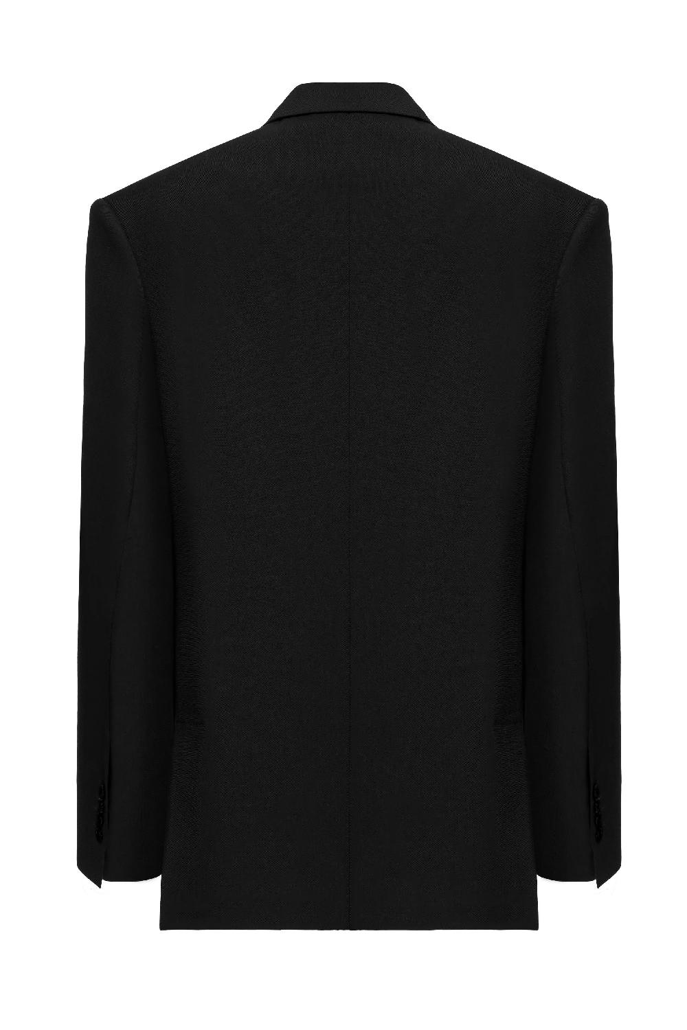 Situationist Black Wool Jacket