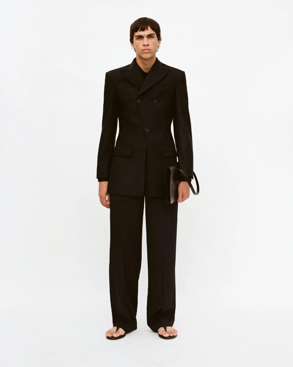 Situationist Black Wool Jacket