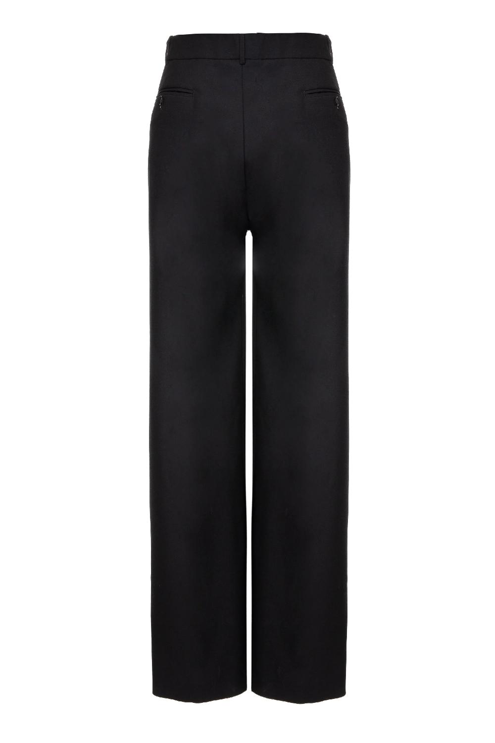 Situationist Black Wool Pants