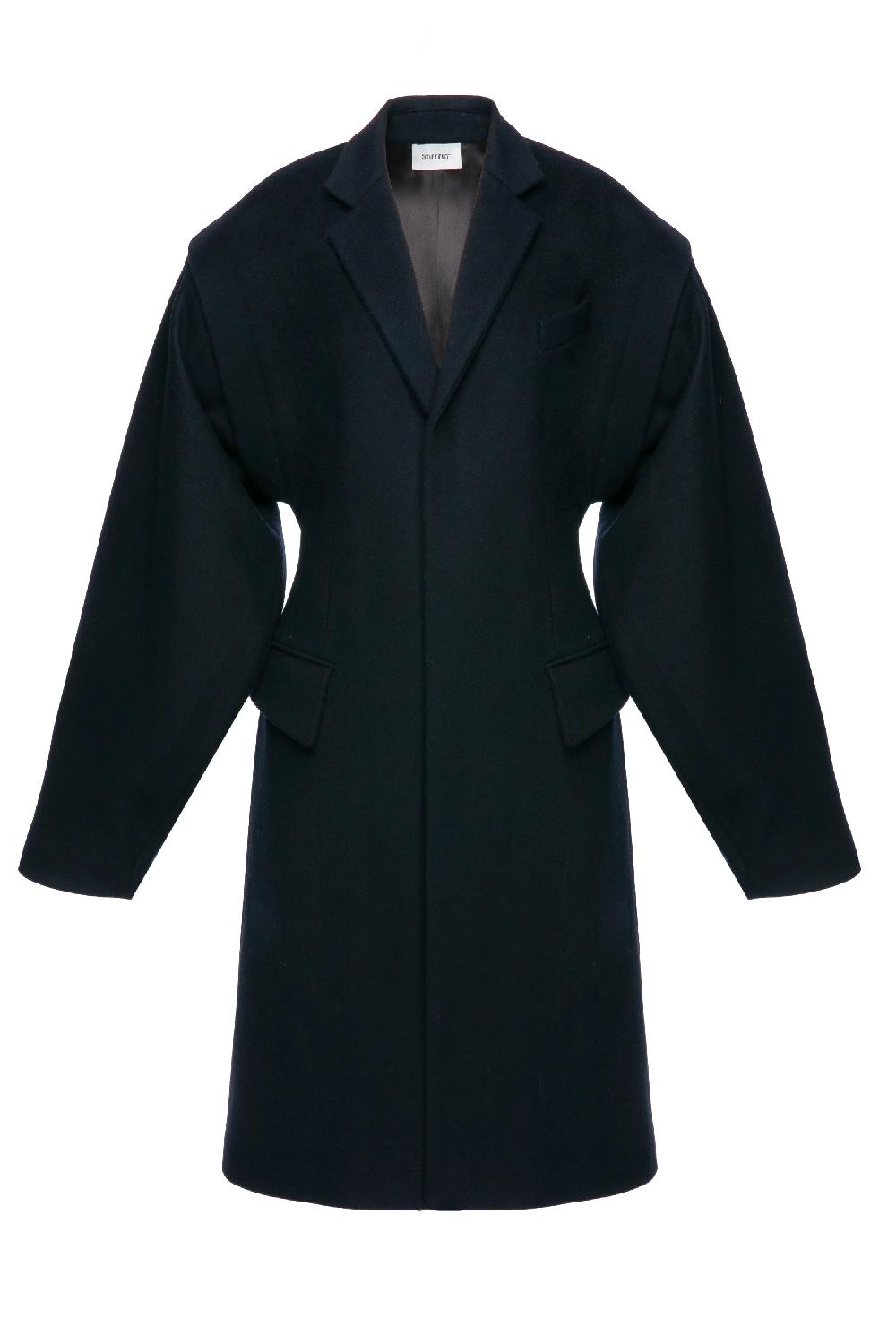 situationist Blue Cashmere Coat