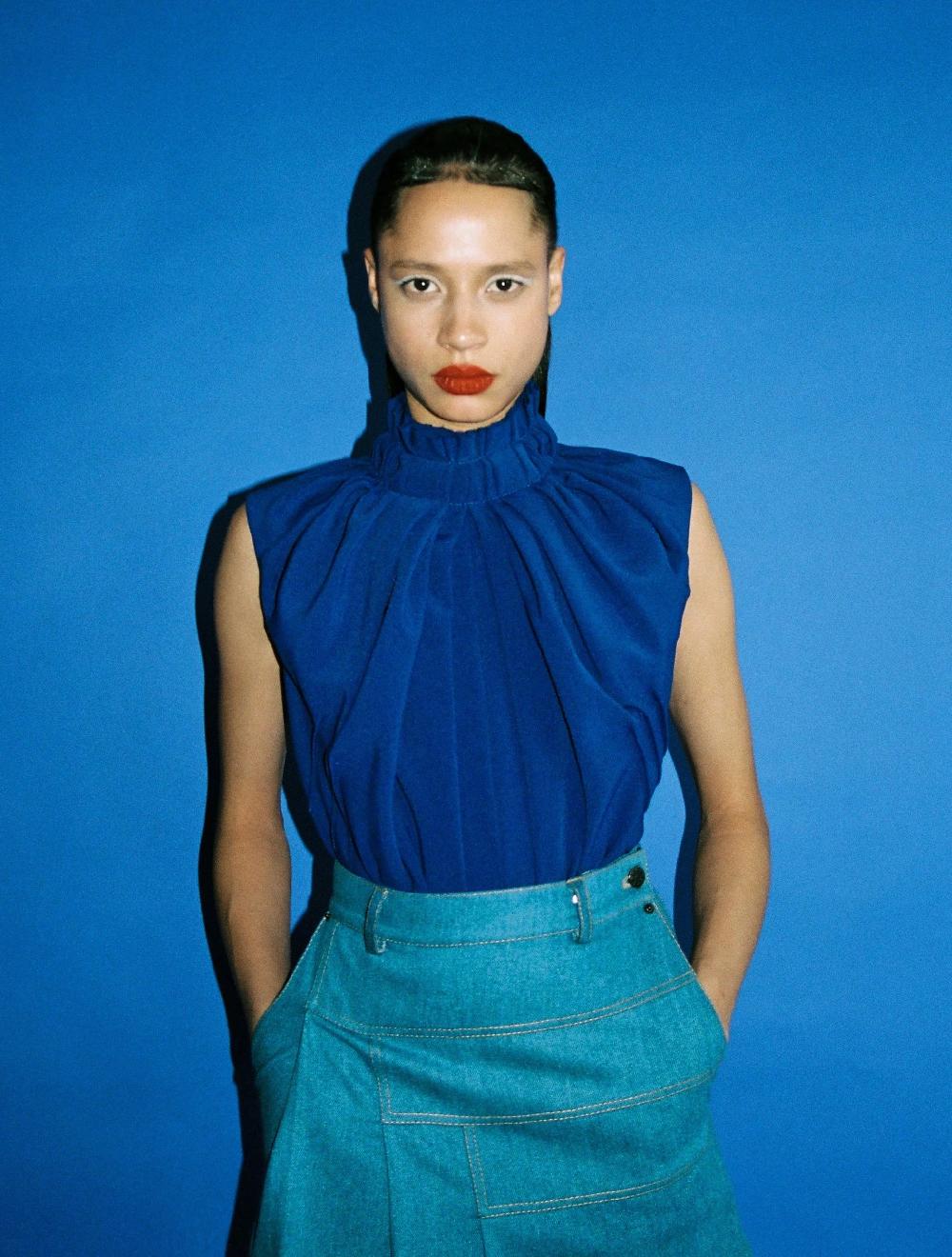 Situationist Blue Denim Skirt