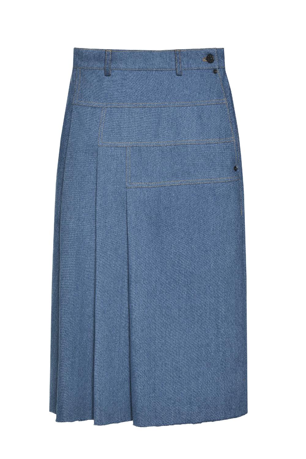 situationist Blue Denim Skirt