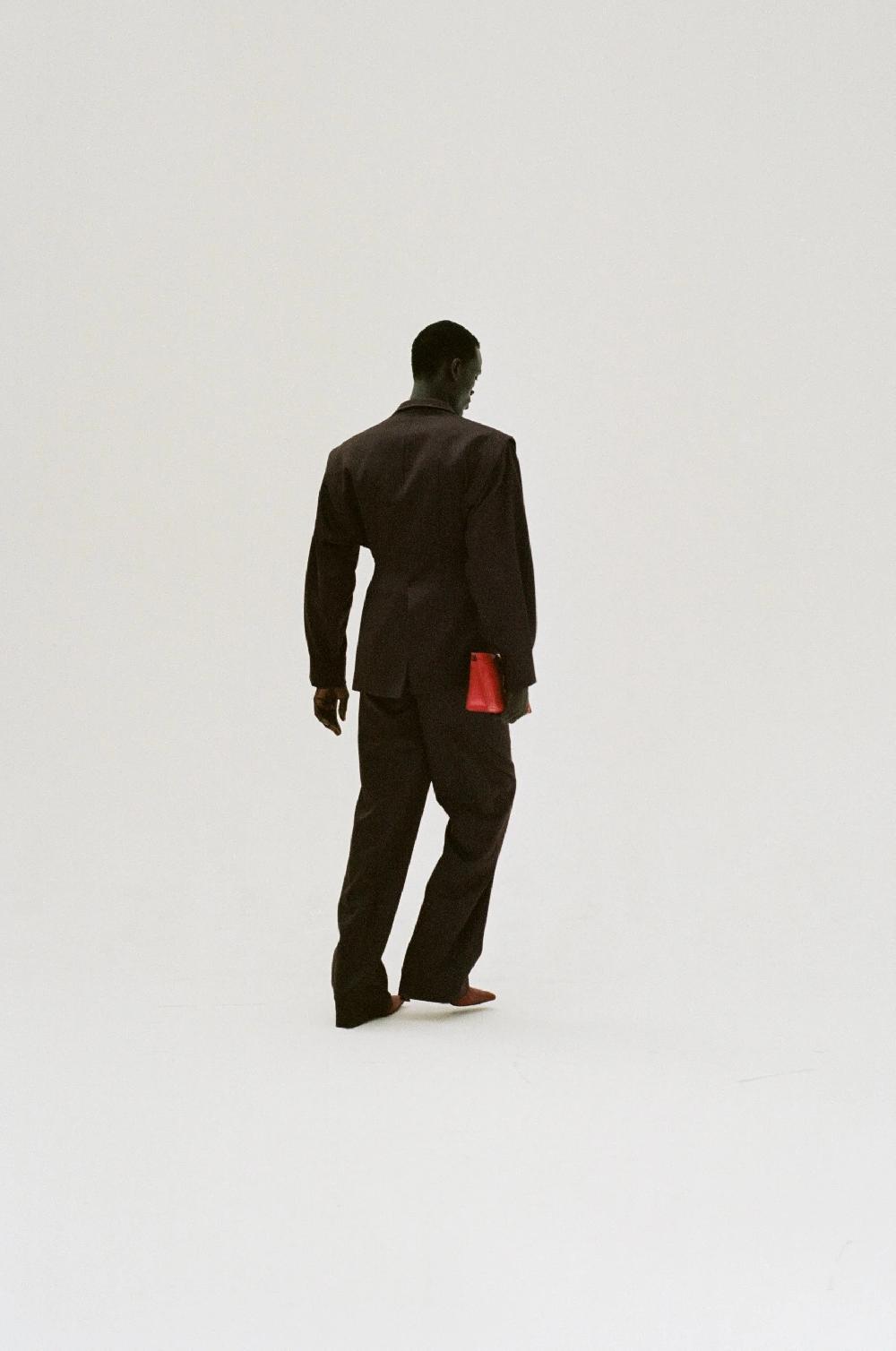 Situationist Burgundy Wool Jacket