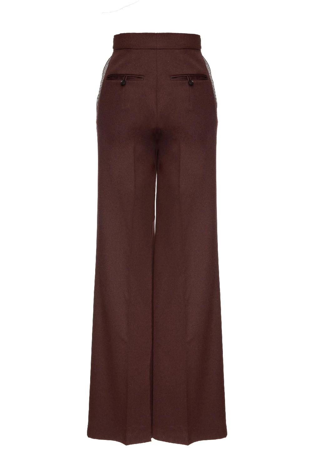 Situationist Burgundy Wool Pants