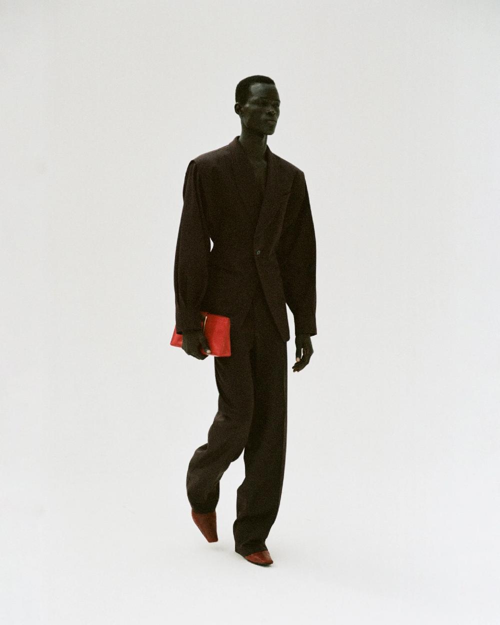 Situationist Burgundy Wool Pants