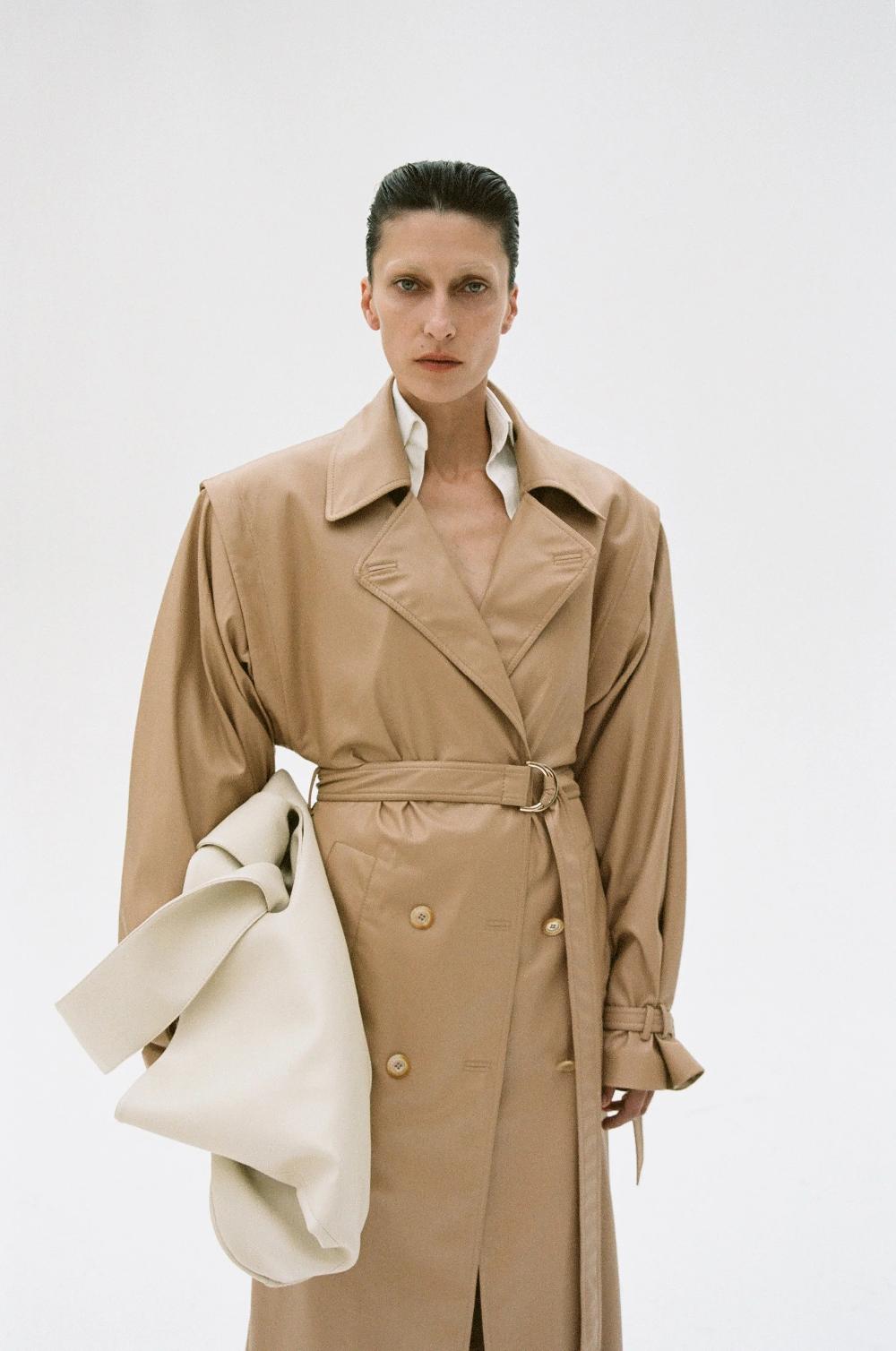 Situationist Caramel Leather Coat