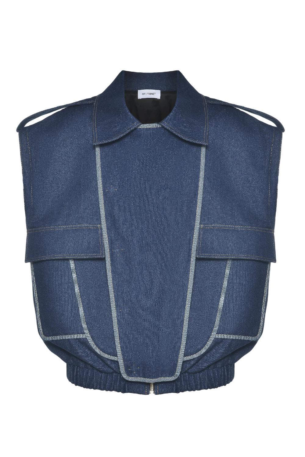 Situationist Dark Blue Denim Jacket