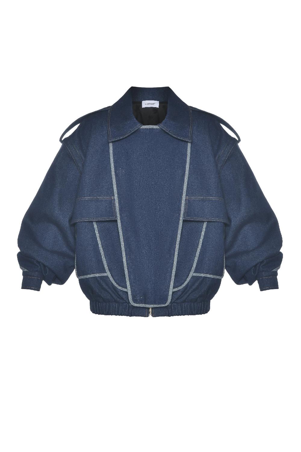 situationist Dark Blue Denim Jacket