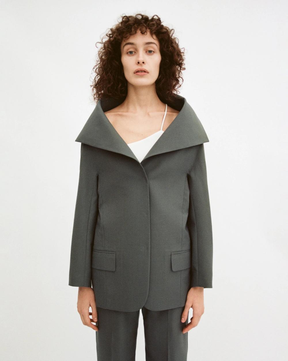 Situationist Grey 01 Wool Jacket