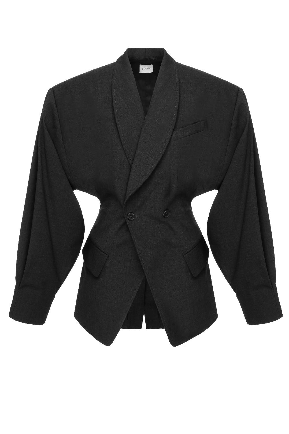 situationist Grey 03 Wool Jacket