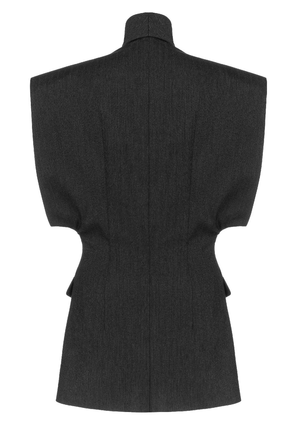 Situationist Grey 03 Wool Vest