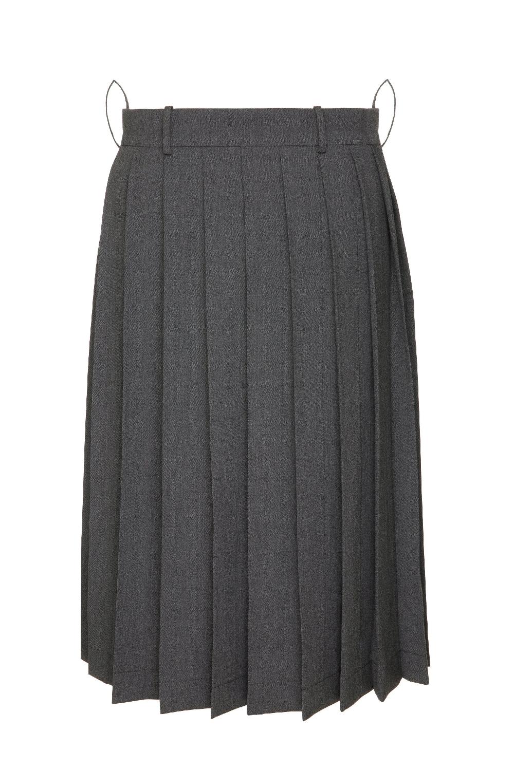 Situationist Grey 05 Wool Skirt