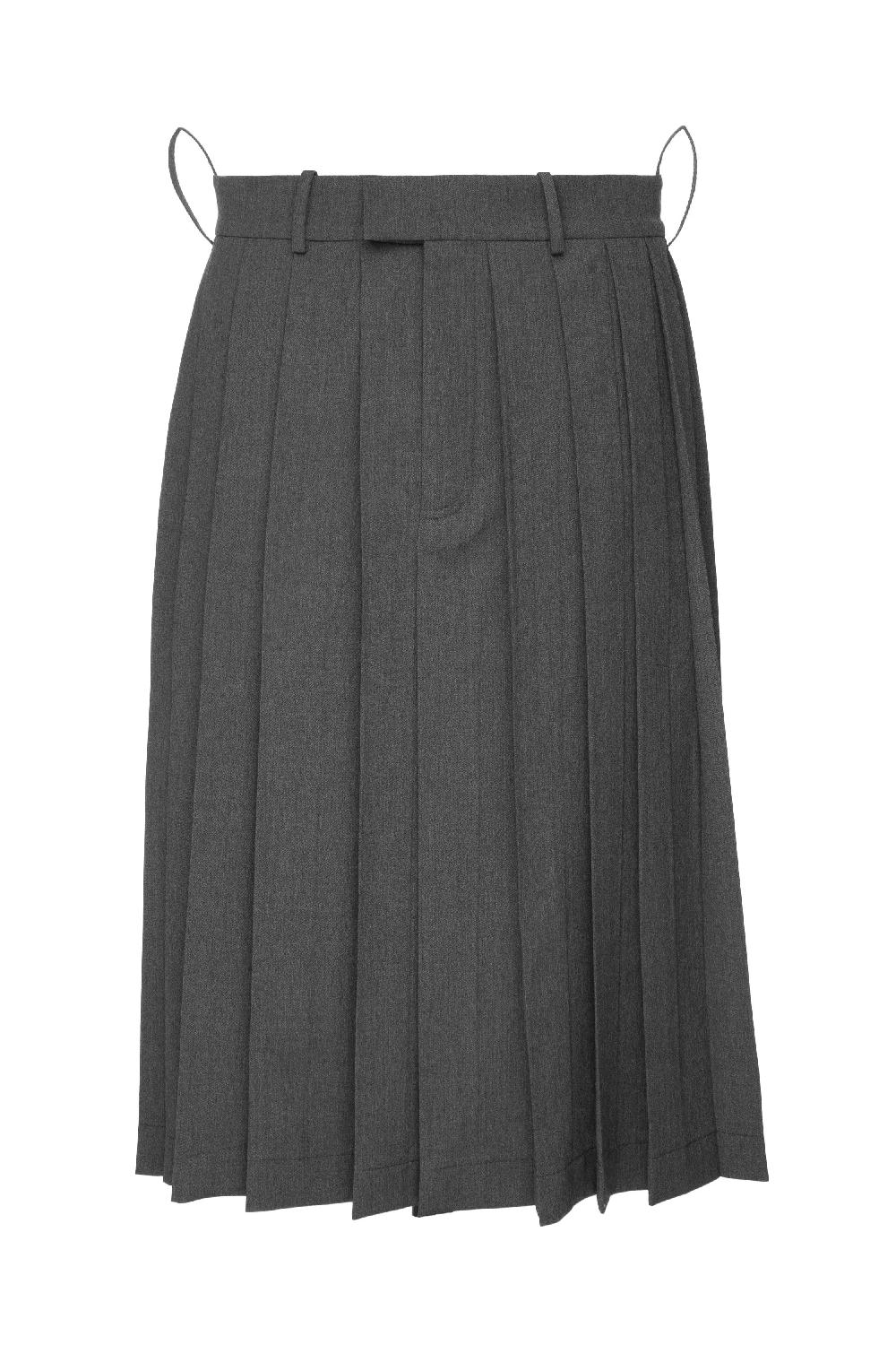 situationist Grey 05 Wool Skirt