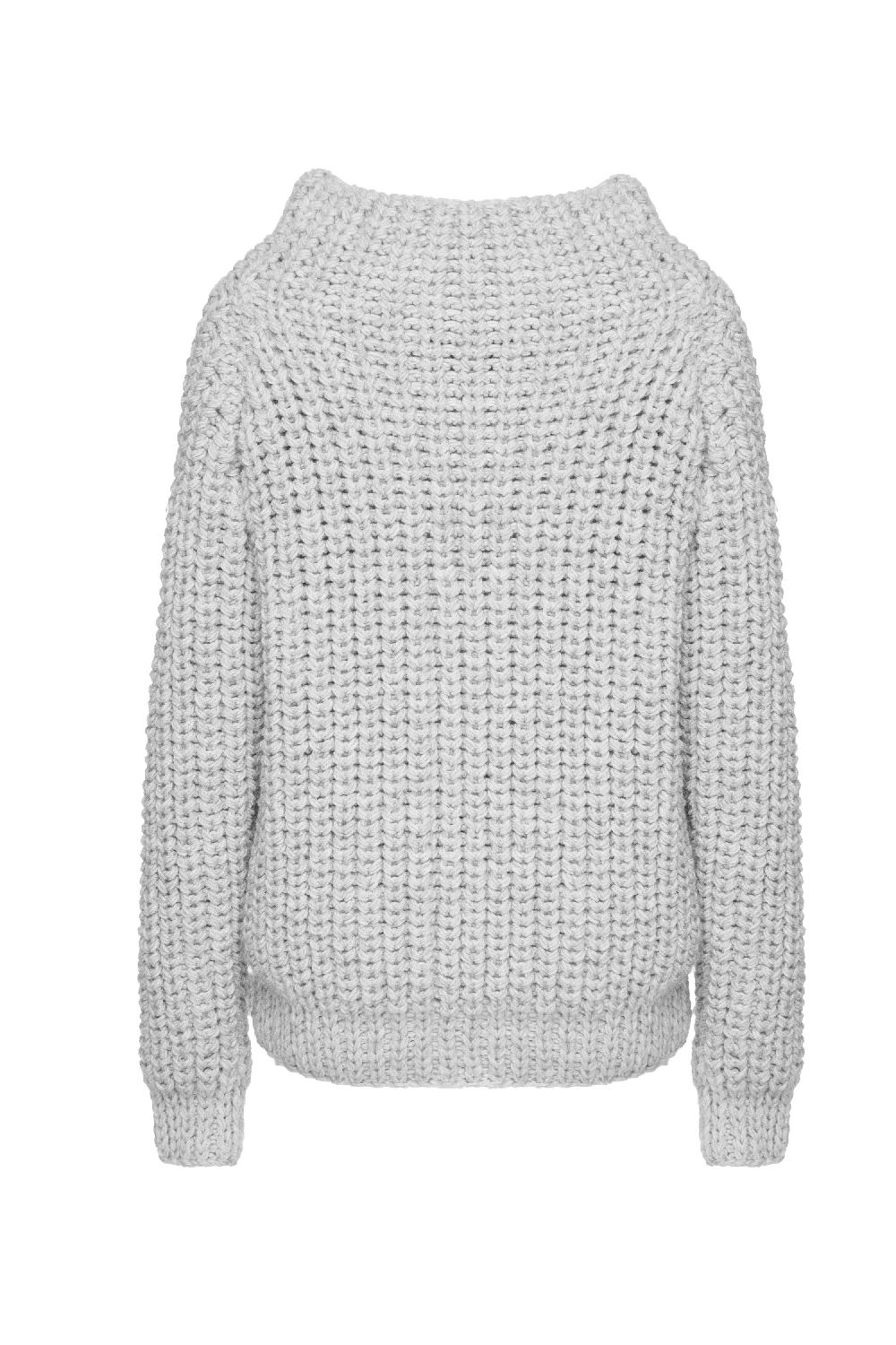 Situationist Grey Hand Knitted Pull Over