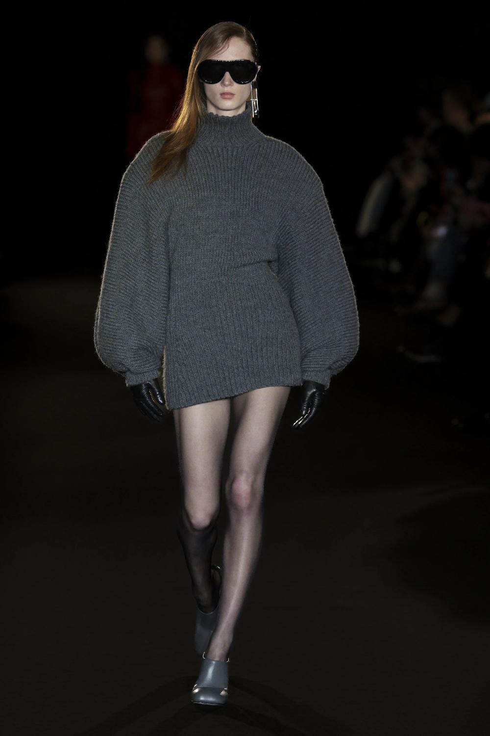 Situationist Grey Hand Knitted Sweater