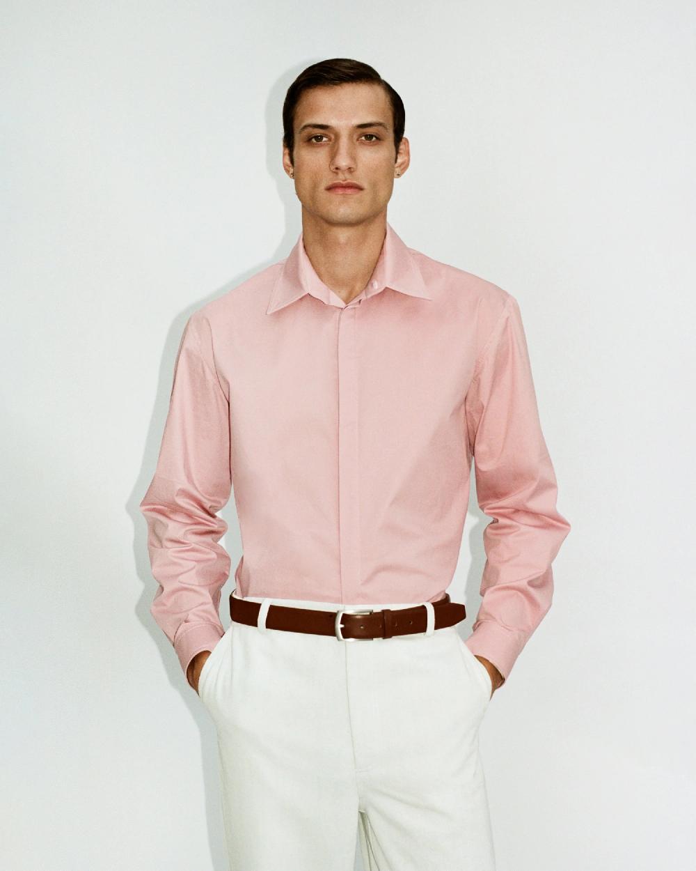 Situationist Pink Cotton Shirt