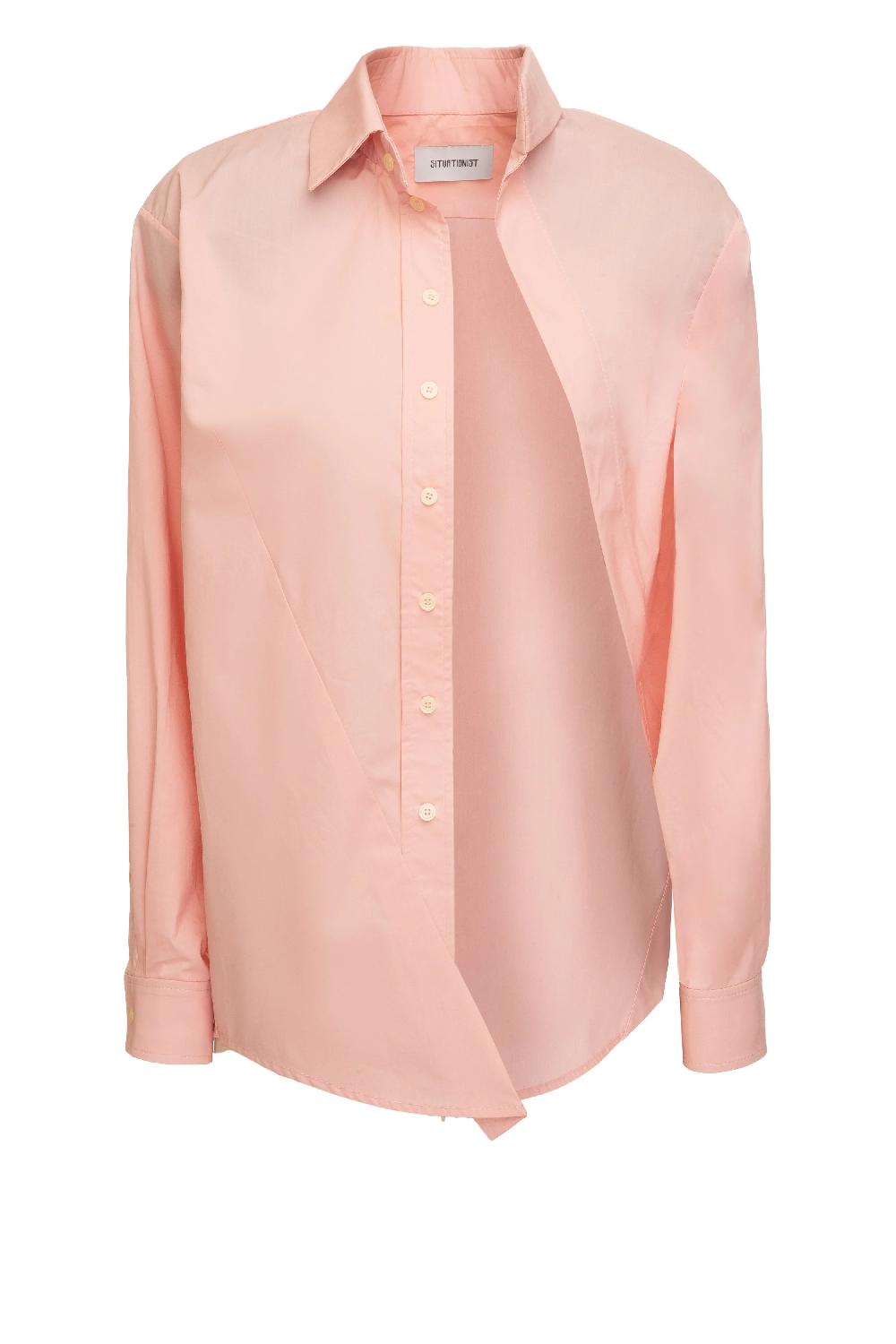 situationist Pink Cotton Shirt