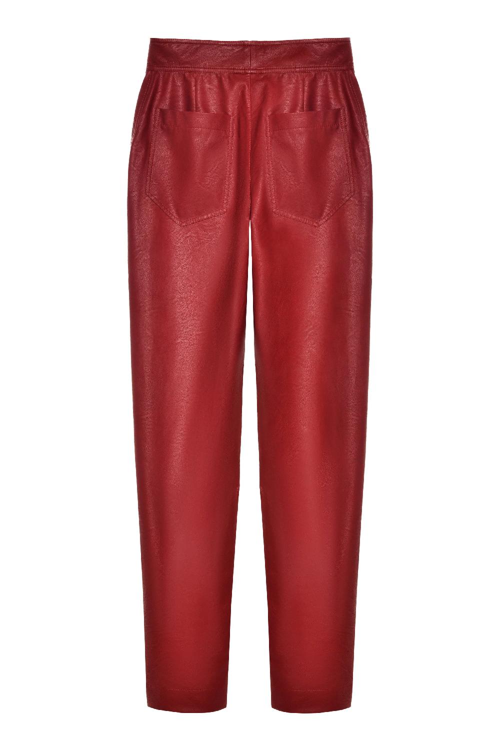 Situationist Red Leather Pants