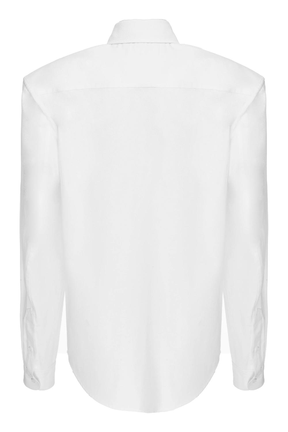 Situationist White Cotton Shirt