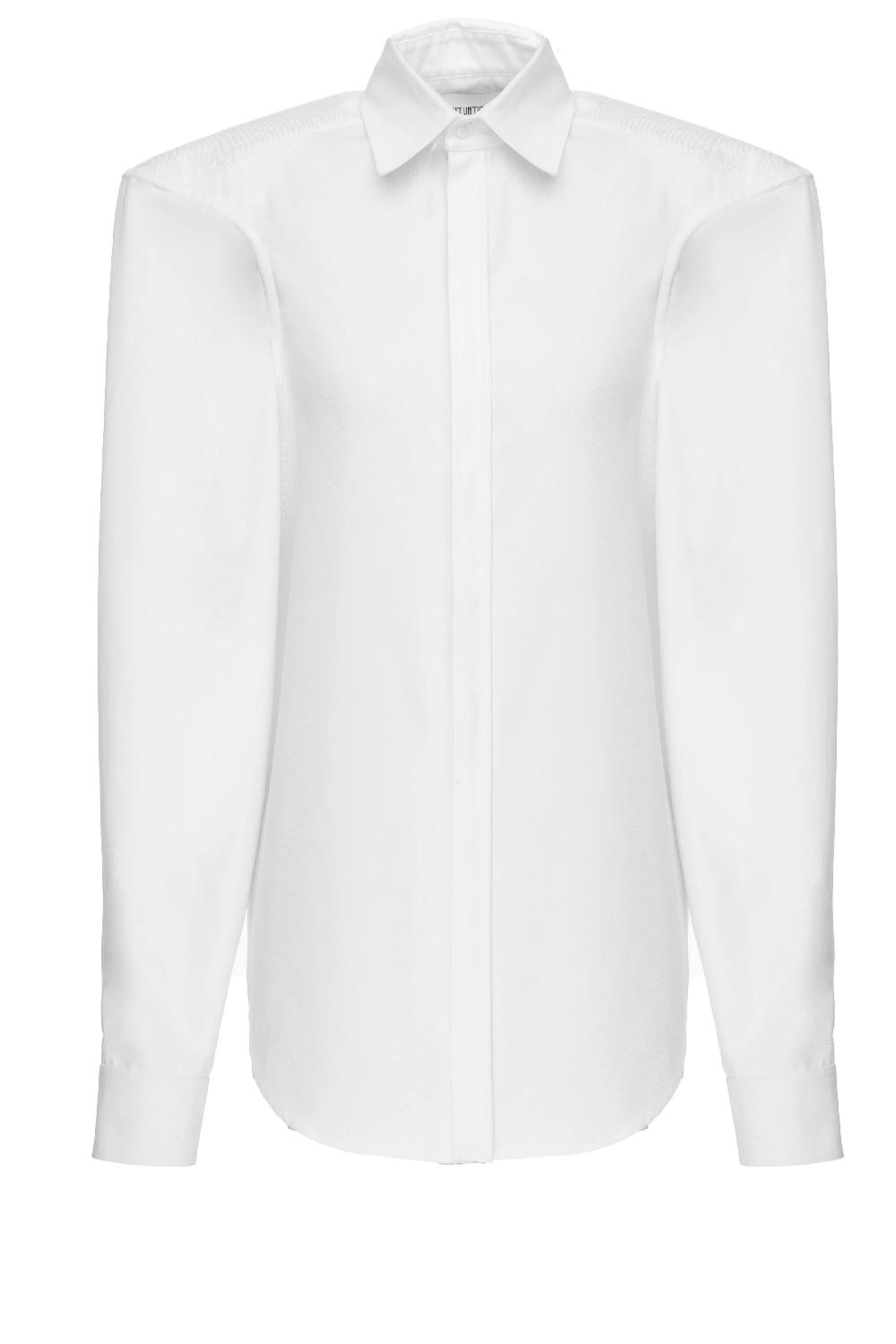 situationist White Cotton Shirt