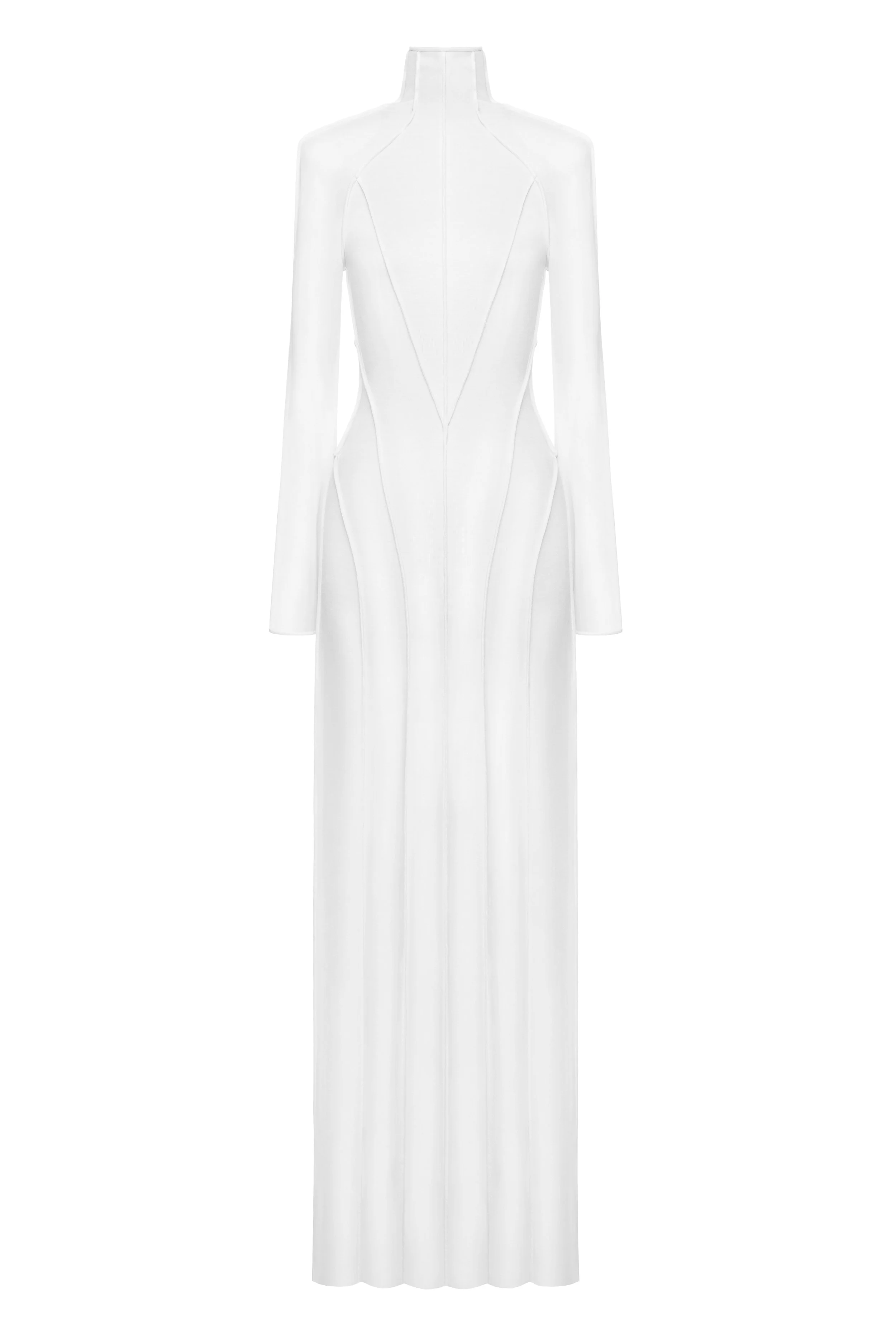 situationist White Viscose Dress