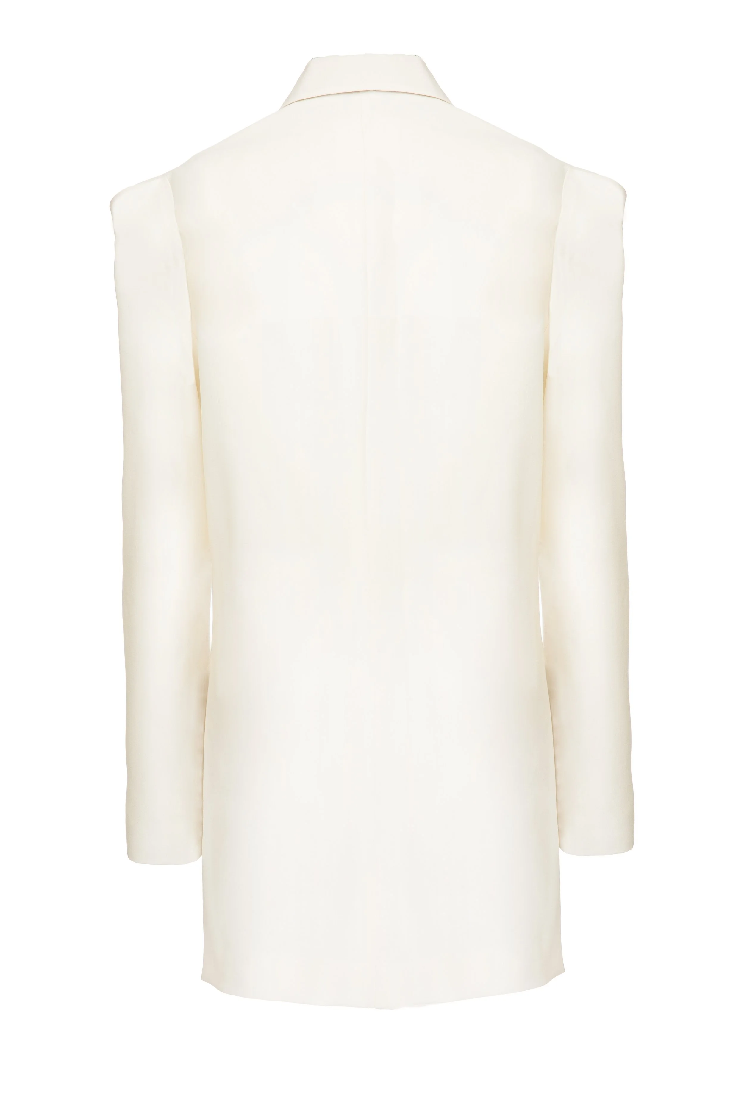 Situationist White Wool Jacket