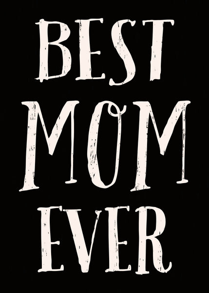 sixtrees 'Best Mom Ever' - 5X7 Decorative Wooden Box Sign
