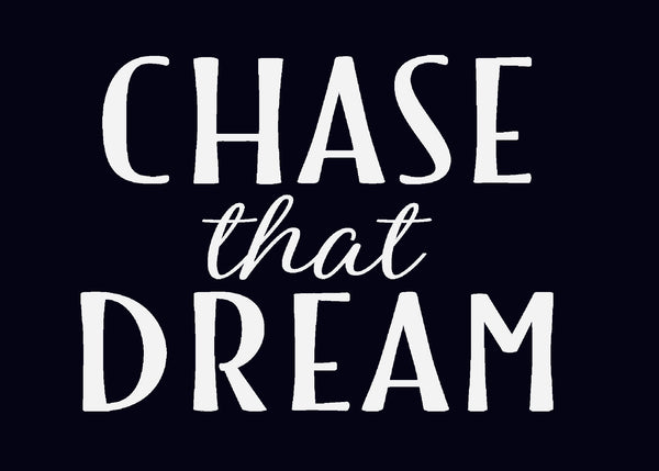 sixtrees 'Chase That Dream' - 5X7 Wooden Decorative Box Sign