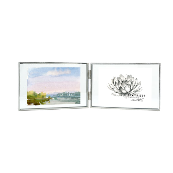 Sixtrees Cody Side By Side Metal Frame Collection - Gold Silver 4X6 5X7
