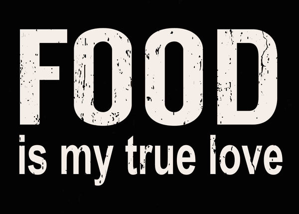 Sixtrees 'Food Is My True Love' - 5X7 Wooden Decorative Box Sign