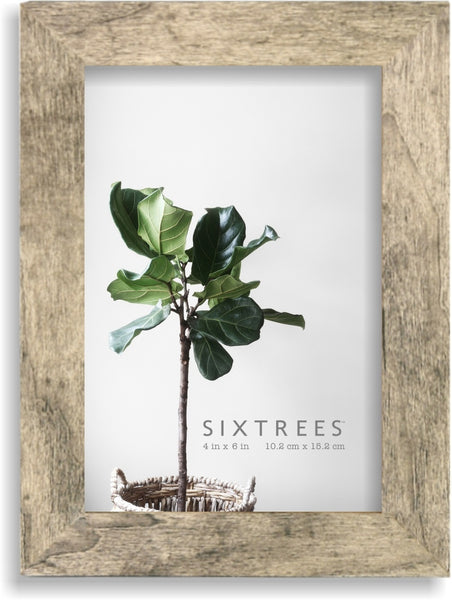 Sixtrees Lawrence Wood Picture Frame - 4X6 5X7 8X10 - Multiple Colors